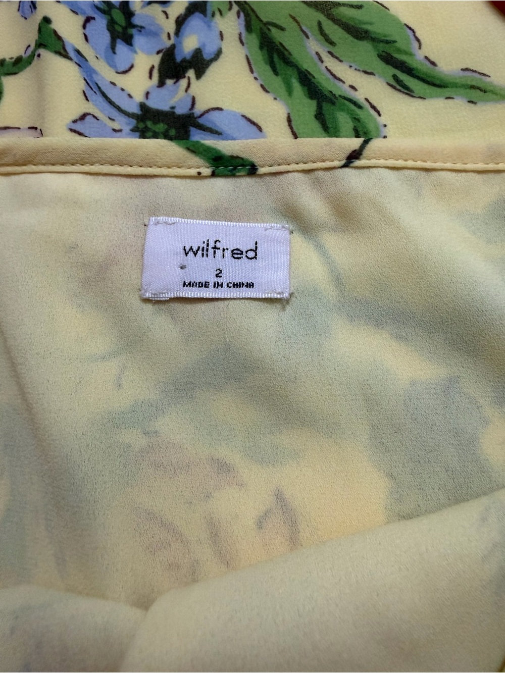 Aritiza Wilfred - Floral Destination Slip Square Neck Spaghetti Strap Midi Dress - Picture 4 of 9